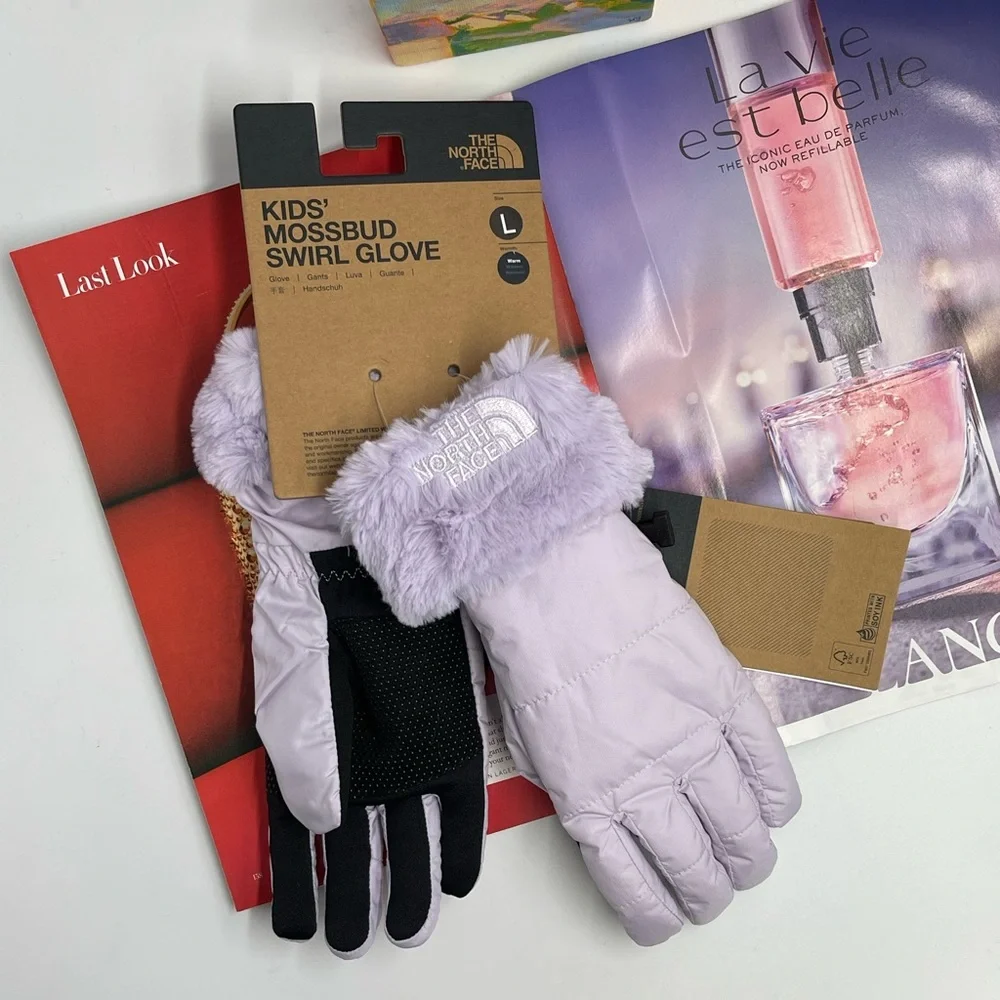 - NWT The North Face Girls' Mossbud Swirl Gloves - Picture 1 of 4